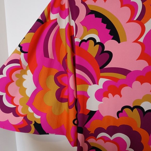 Trina Turk Fan Faire Boatneck Tunic Swim Cover-Up Dress - Picture 4 of 12